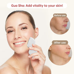 ALOYGUZ gua sha cheek sculpting tool targets cheeks for a lifted look