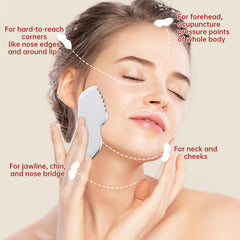 ALOYGUZ edge-detail gua sha with precise edges for targeted facial areas