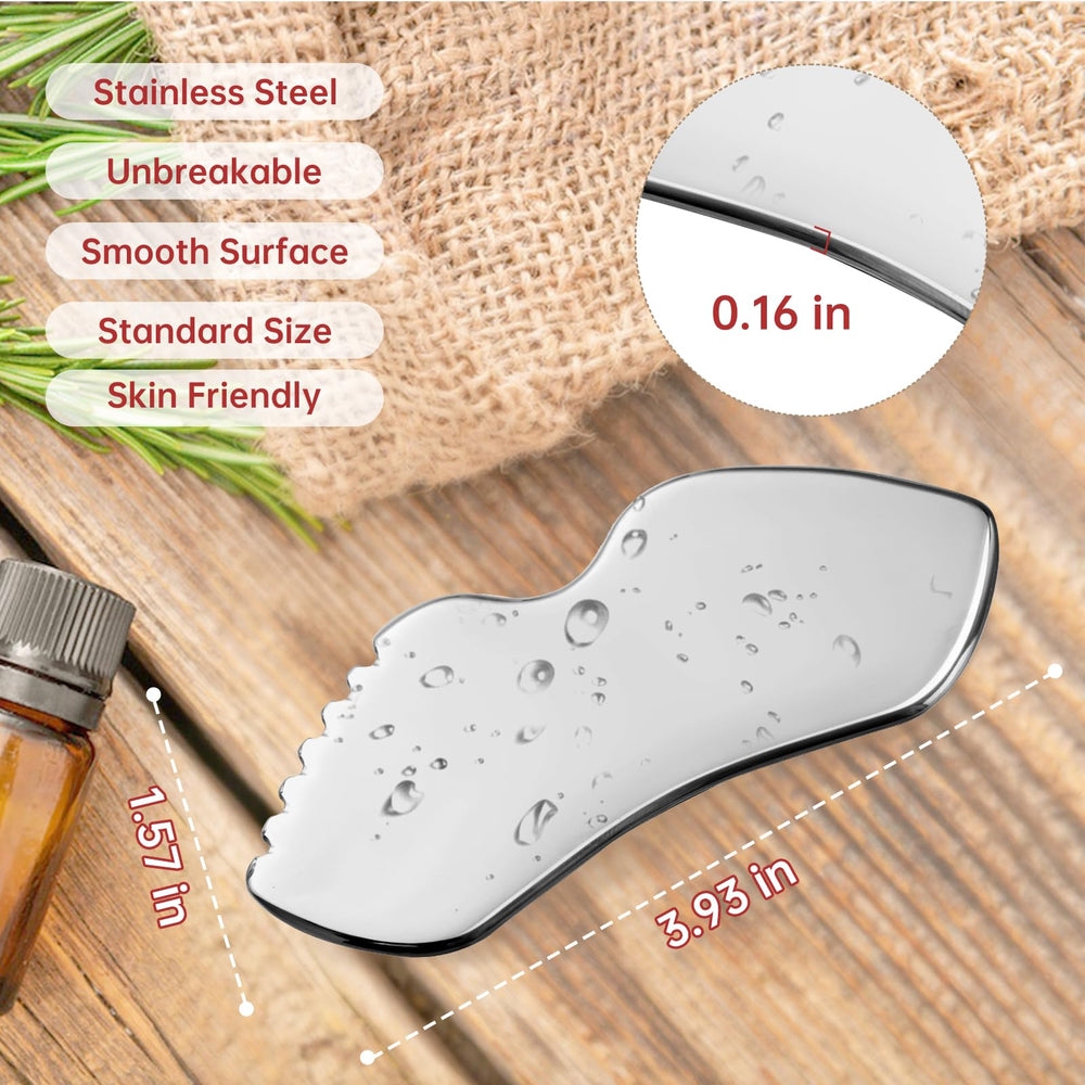 ALOYGUZ gua sha jawline tool shapes contours and reduces puffiness