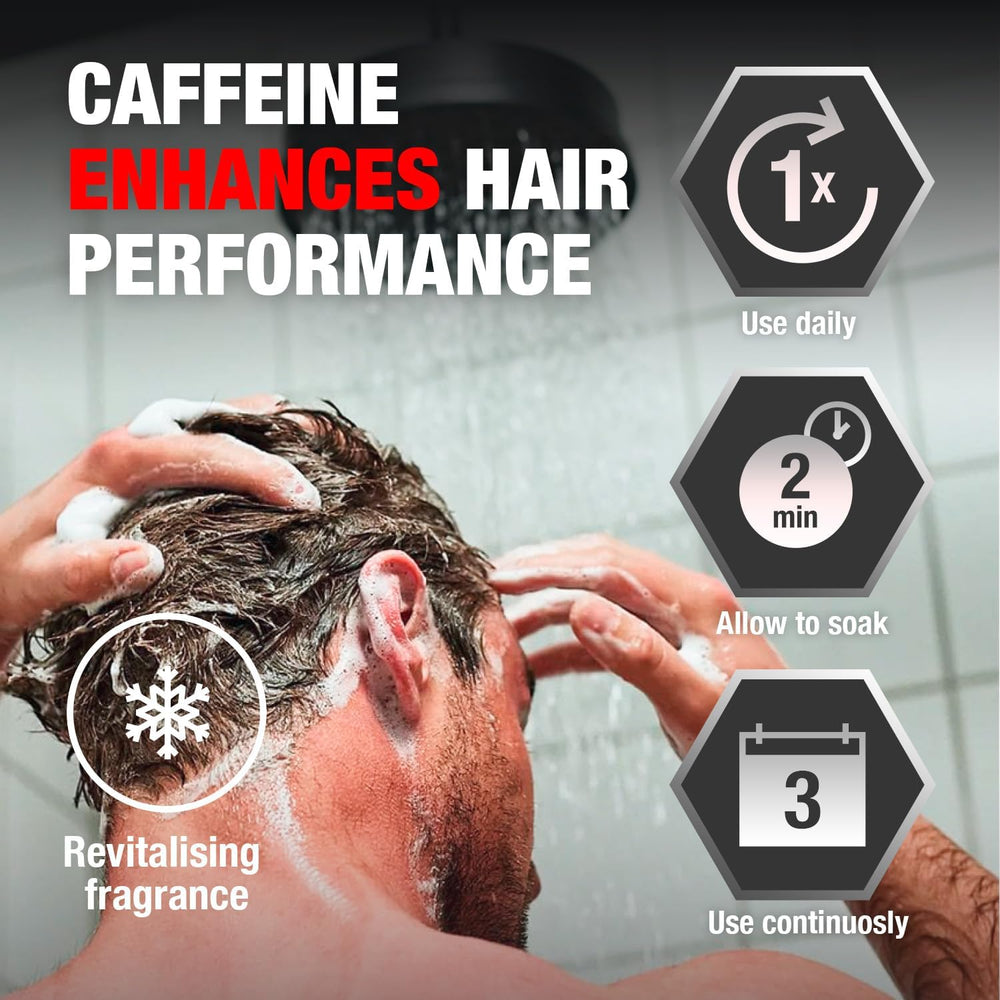 Alpecin After Shampoo Liquid bottle closeup showing energizing tonic