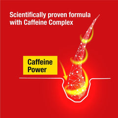 Alpecin C1 lather on damp hair hints at fuller-looking roots.