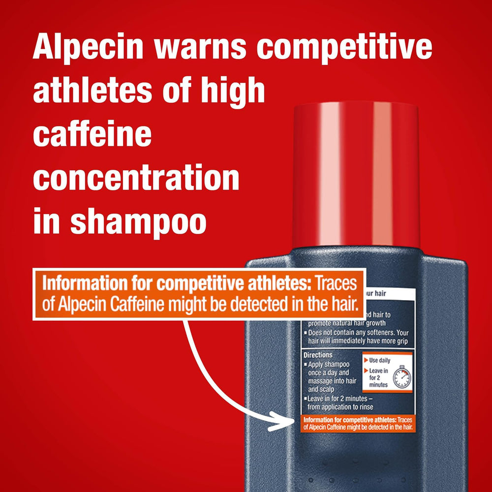 Alpecin C1 pack-of-2 display emphasizes value for ongoing routine.