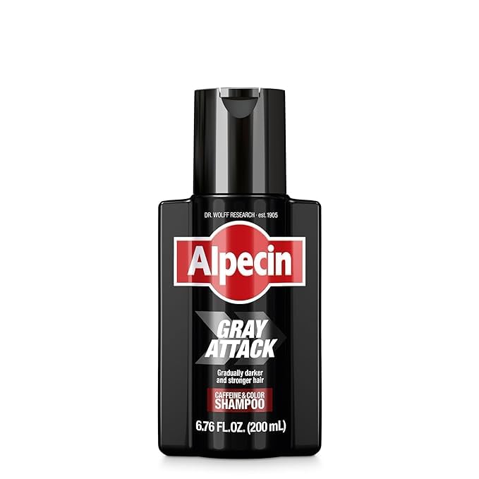 Alpecin Gray Attack application shot highlights customizable color intensity during use