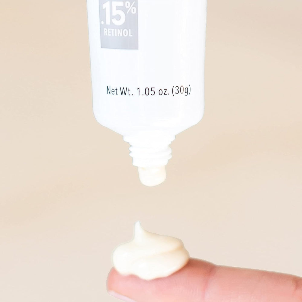 Alpha Skin Care applying on face during night routine to support renewal
