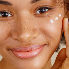 Alpha Skin Care Enhanced Renewal Cream daily application demonstrates gentle exfoliation for radiant skin.