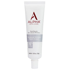 Alpha Skin Care Enhanced Wrinkle Repair Cream jar front view for smoother skin