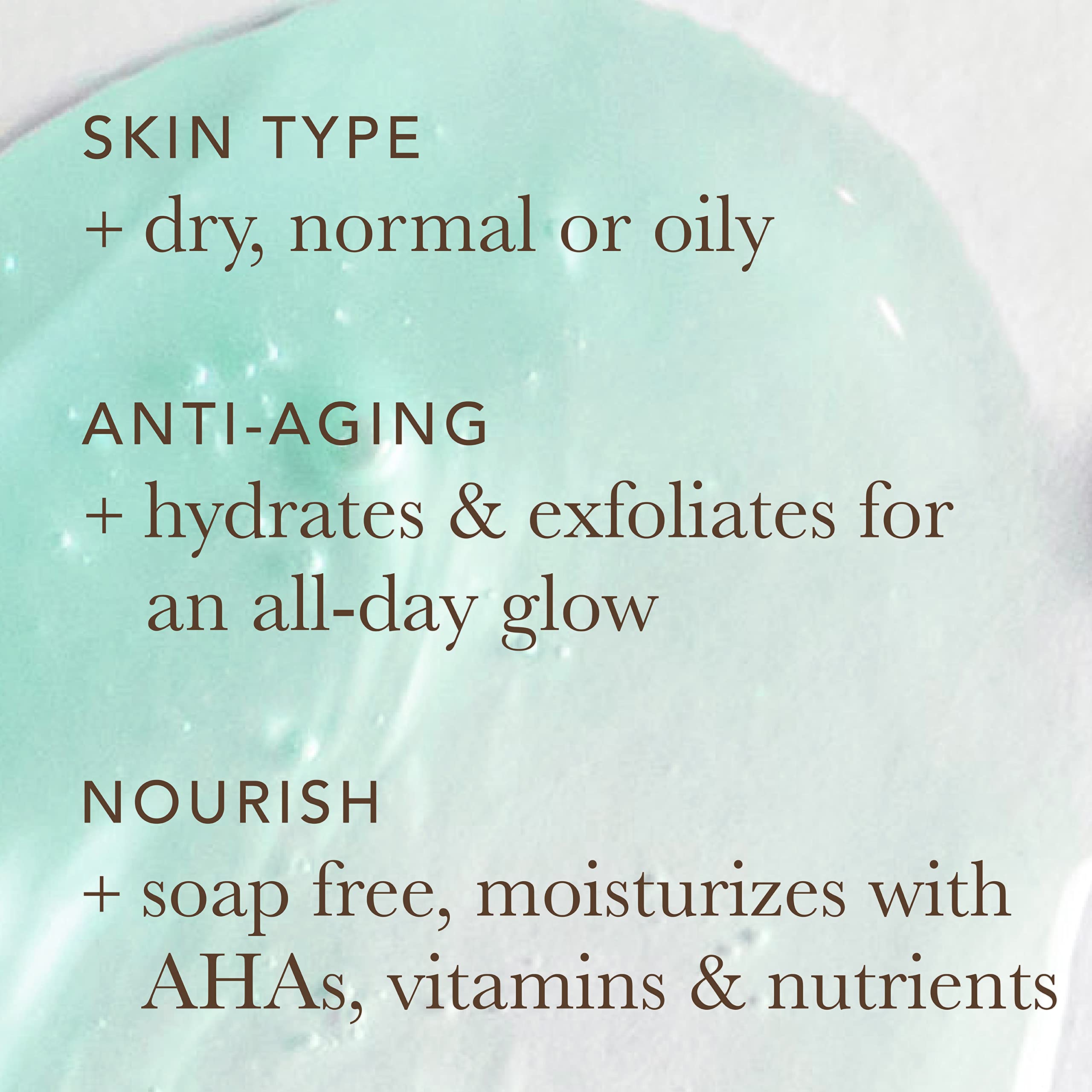 Foamy lather featuring Alpha Skin Care, showcasing hydrating cleanse that leaves skin feeling refreshed.