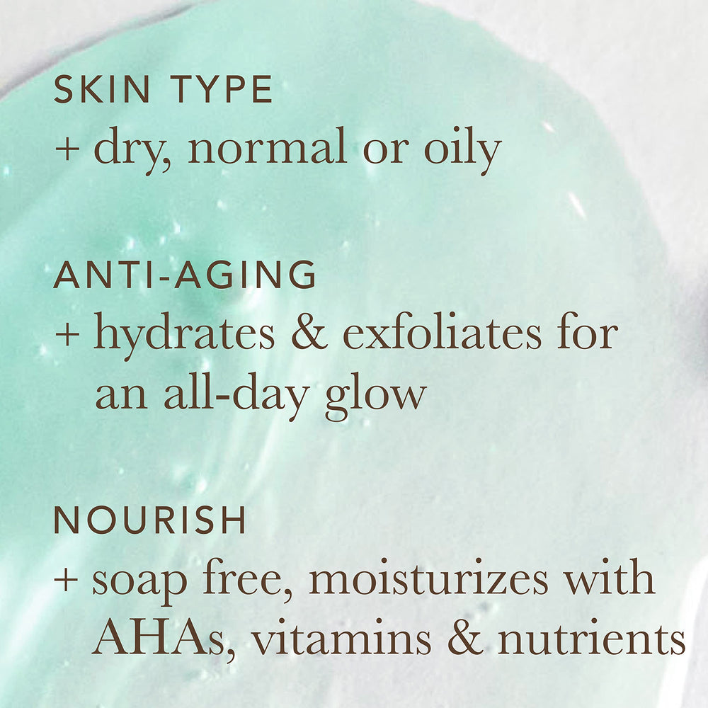 Foamy lather featuring Alpha Skin Care, showcasing hydrating cleanse that leaves skin feeling refreshed.