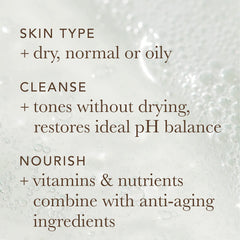 Alpha Skin Care Refreshing Face Wash ingredients—vitamins nourish while cleansing.