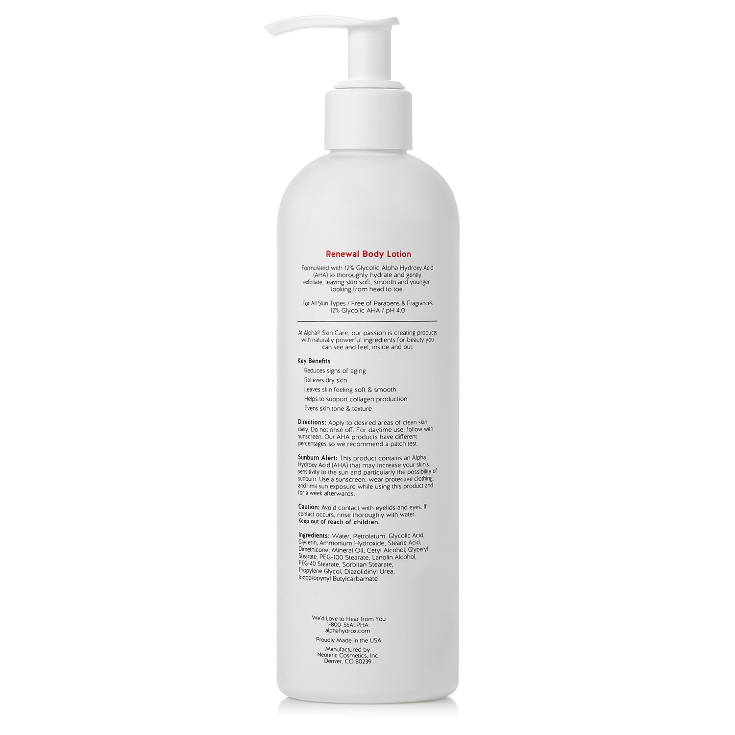 Daily routine shot featuring Alpha Skin Care Revitalizing Body Lotion for hydration and renewal