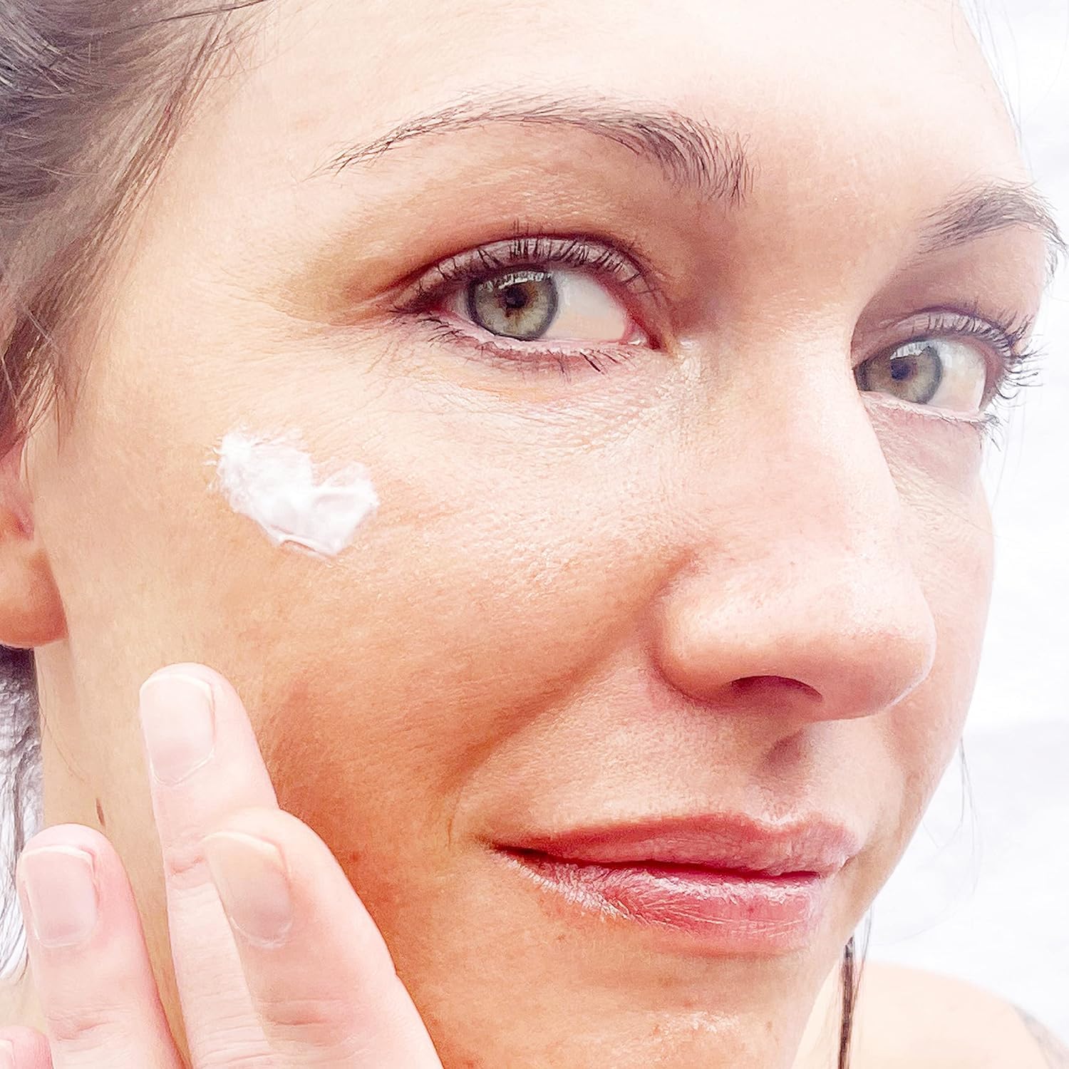 Alpha Skin Care Wrinkle Cream texture close-up showing creamy non-oily formula