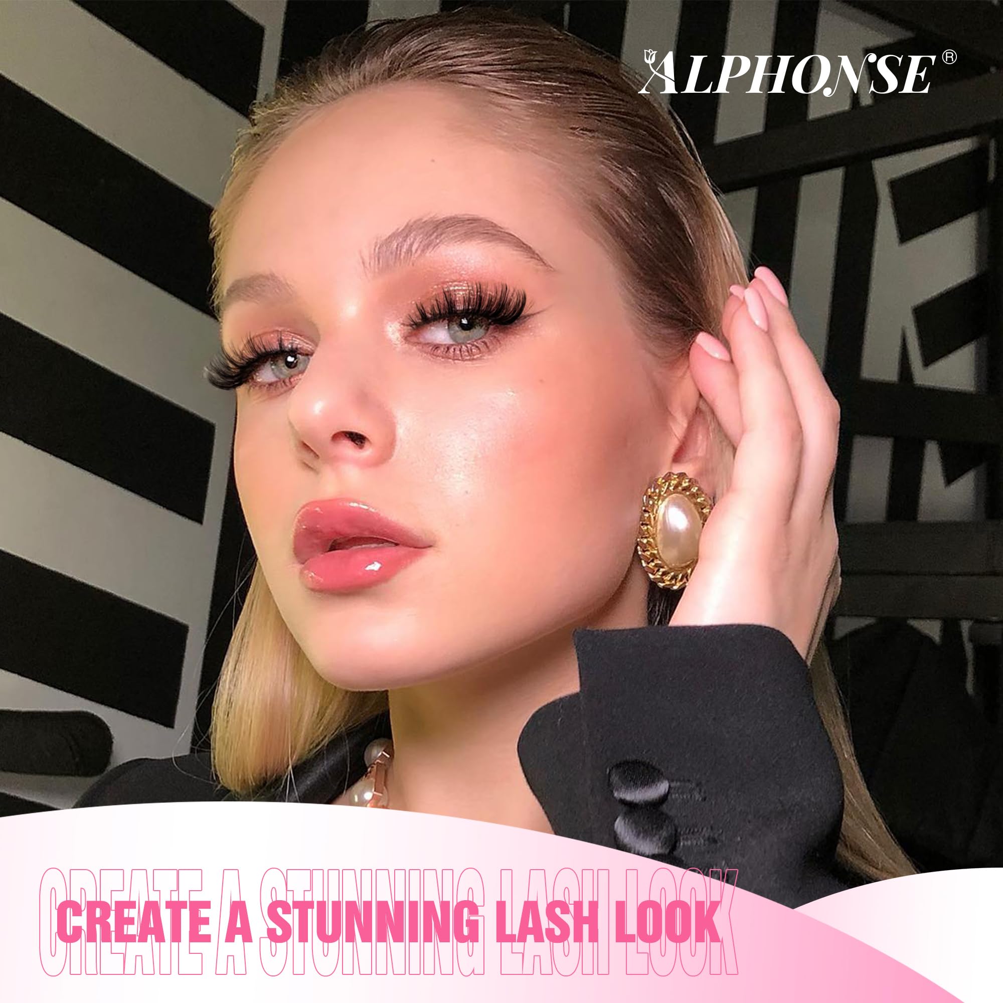 Alphonse beginner-friendly lash clusters for easy at-home application.