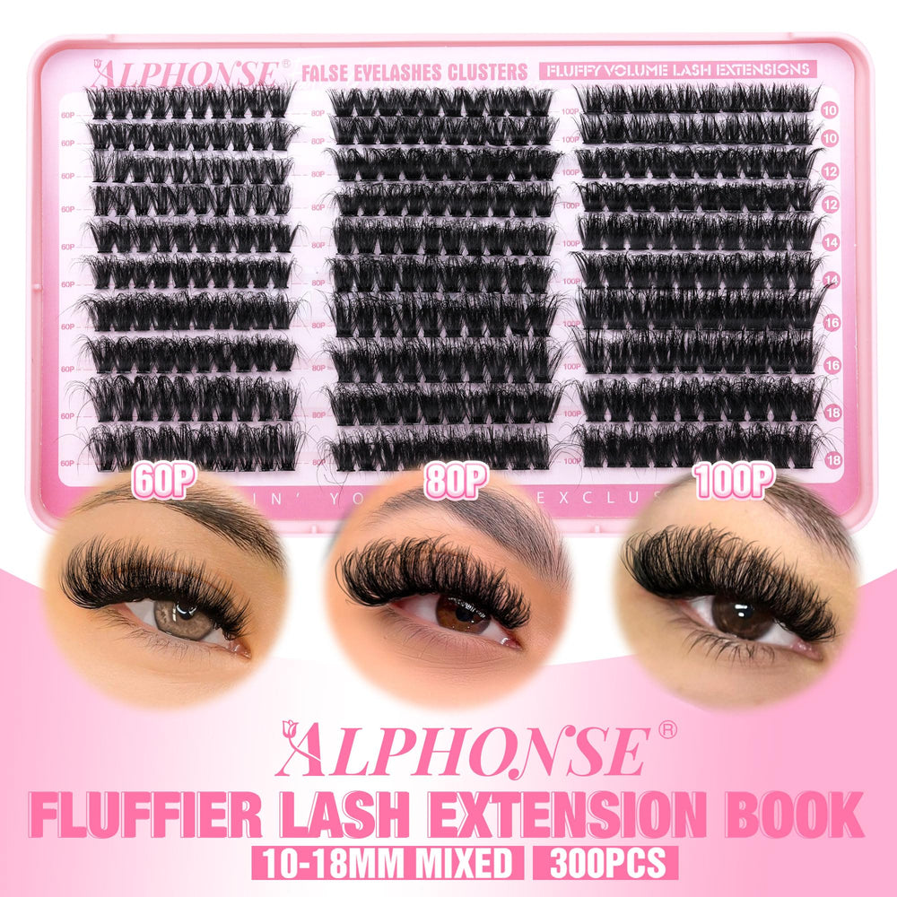 Alphonse D-Curl lashes 60D-100D deliver fluttery volume and lift