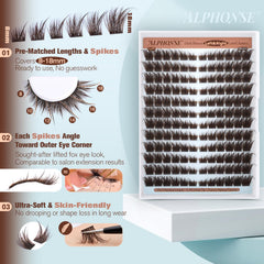 ALPHONSE lash clusters fox-eye style highlight dramatic eye shapes for bold evenings