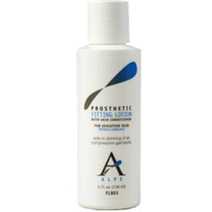 ALPS Fitting Lotion 4oz bottle smooths sensitive skin and aids donning stockings.