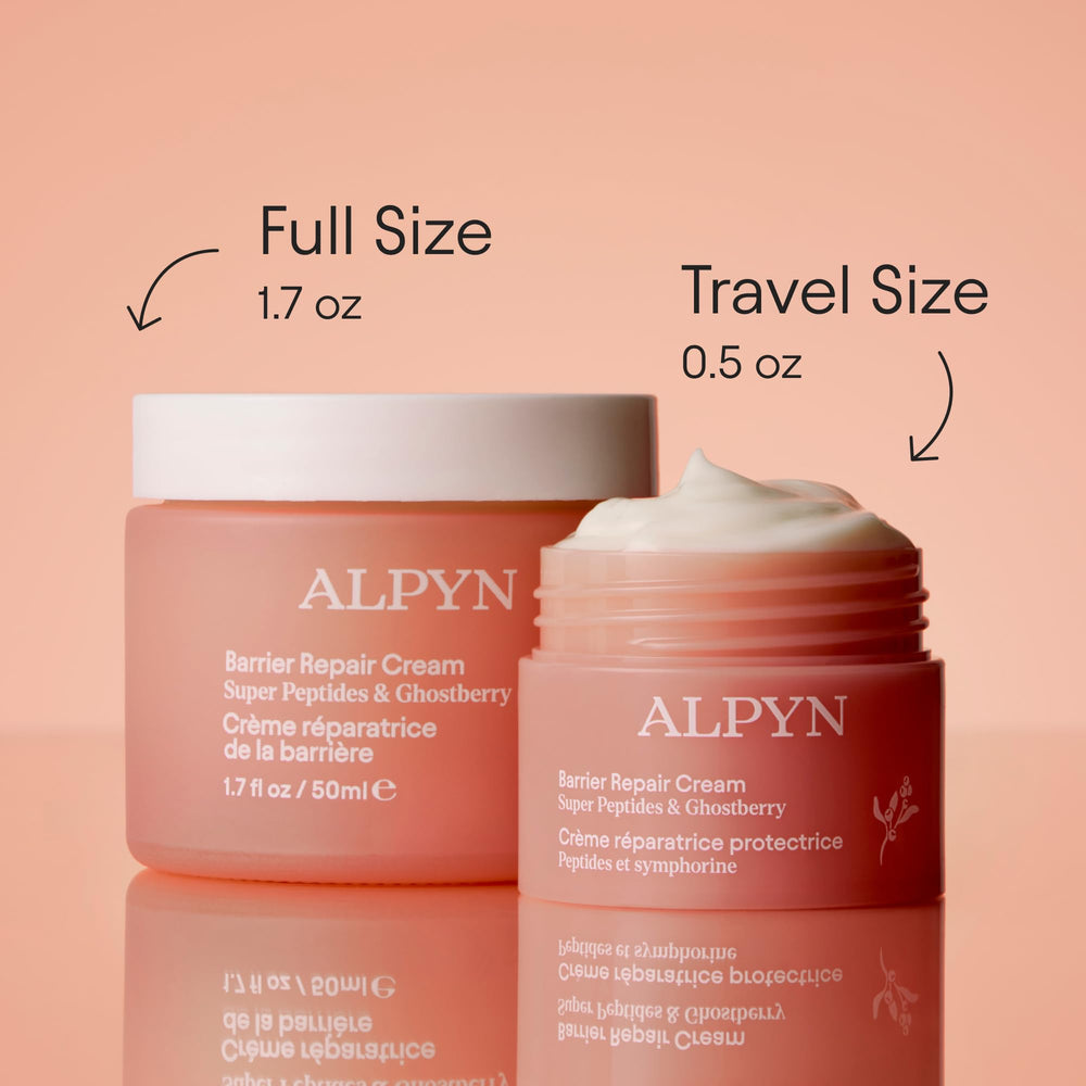 Alpyn Beauty Ceramide Complex texture swirl highlights deep moisture.