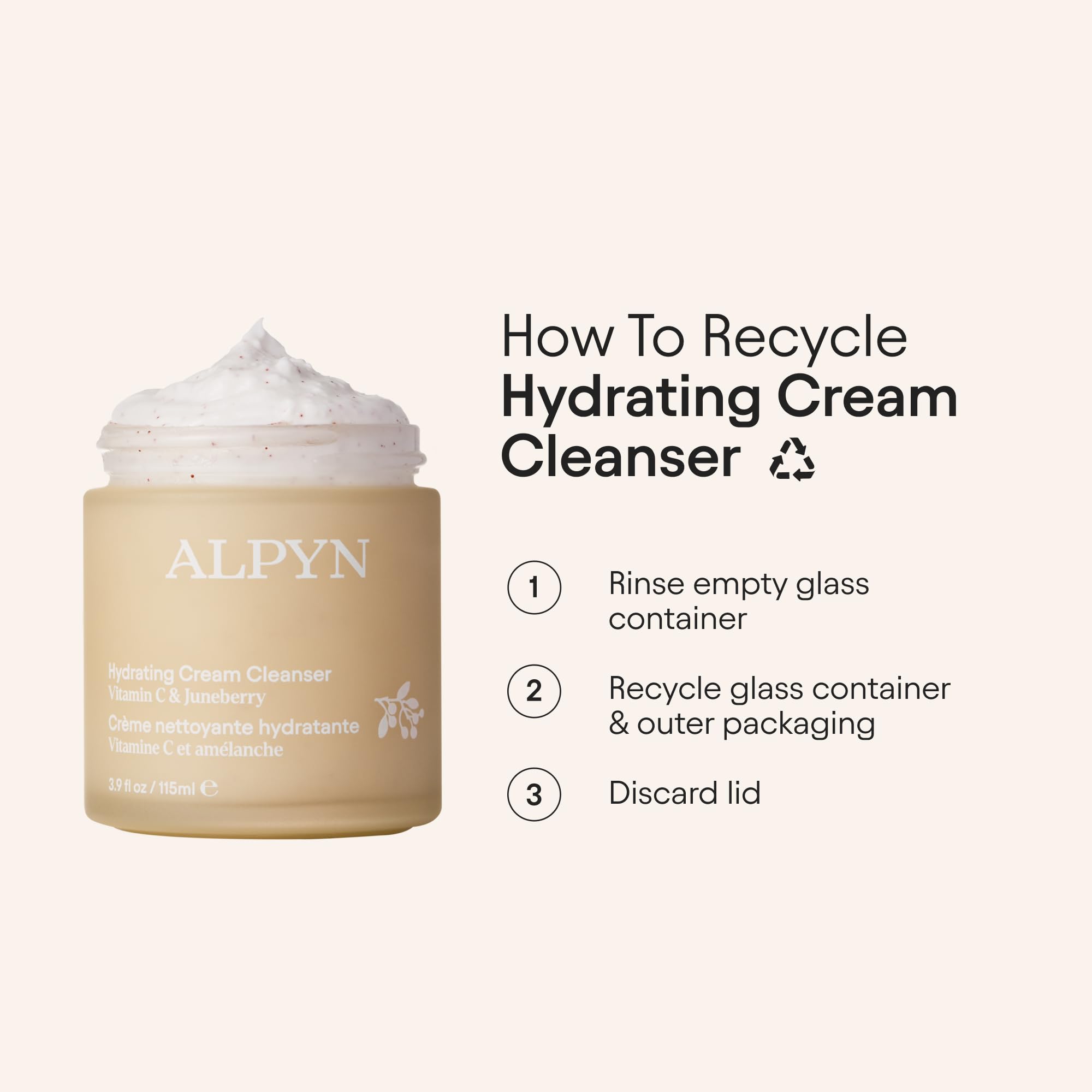 Alpyn Beauty Soft, smooth skin after use shown in a close-up.