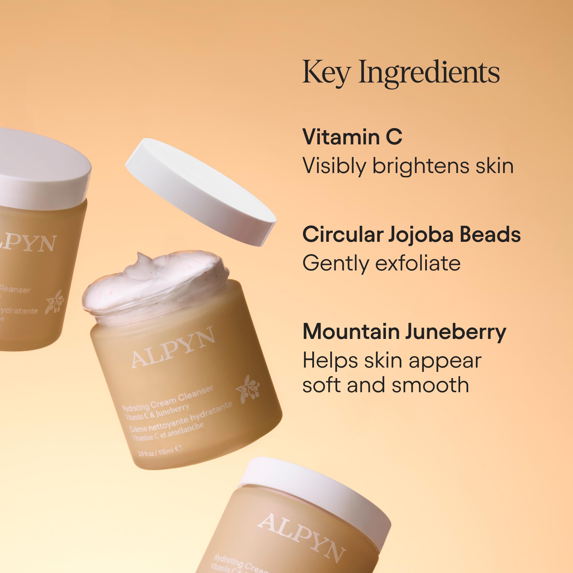 Alpyn Beauty Wild-plants meet clinical actives concept graphic for enhanced skin vitality.