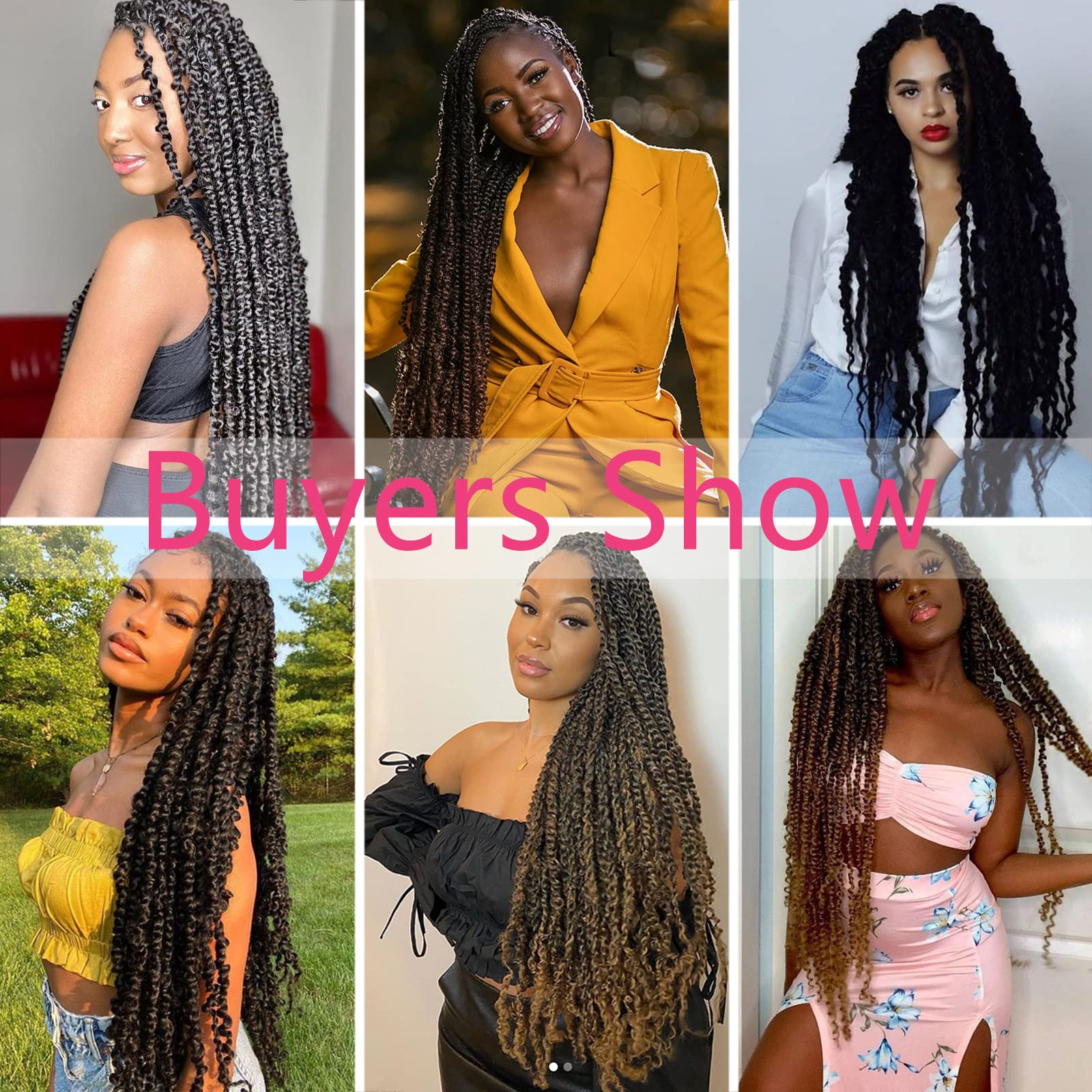 Alrence Butterfly locs-inspired hairstyle shows boho option and style versatility.