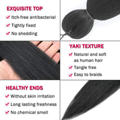 Alrence professional braiding hair 8-pack ready for salon use