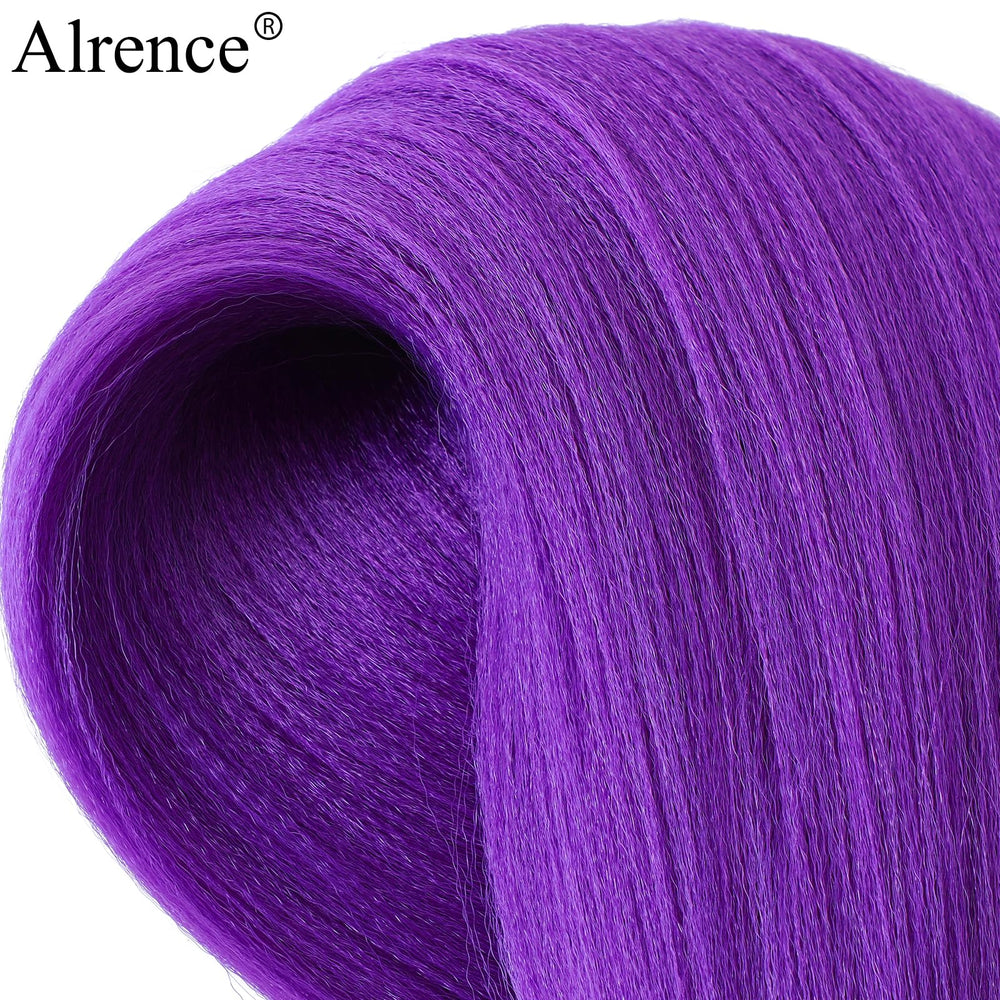 Alrence purple braiding hair 30-inch two packs provide ample supply for fuller styles.