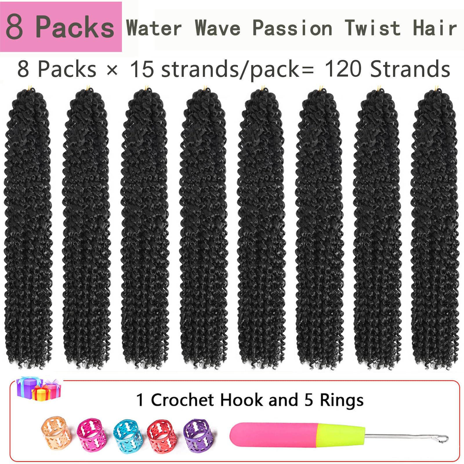 Alrence Water Wave Hair close-up highlights soft touch and natural movement.