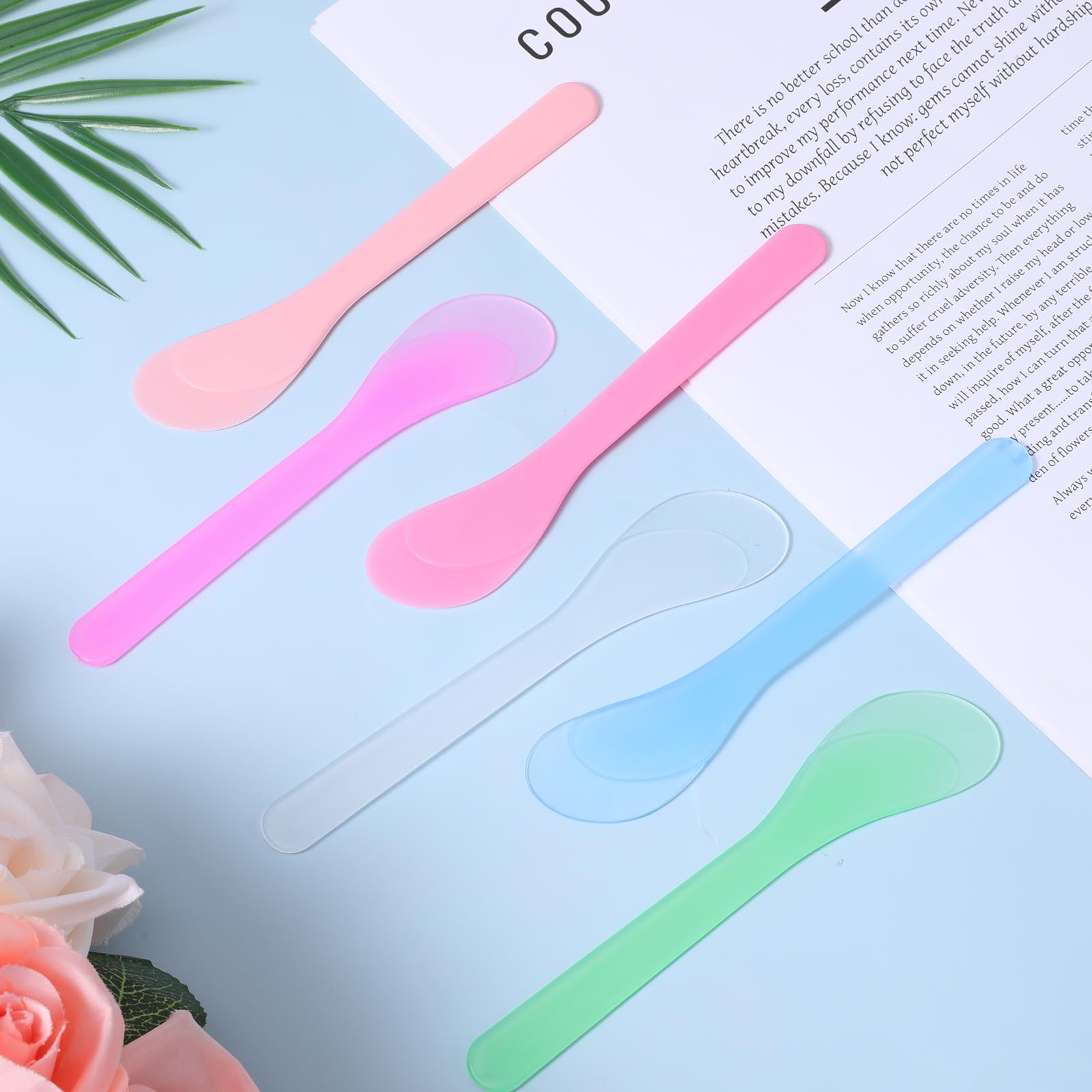 Alrhso makeup tools for sampling creams and lotions