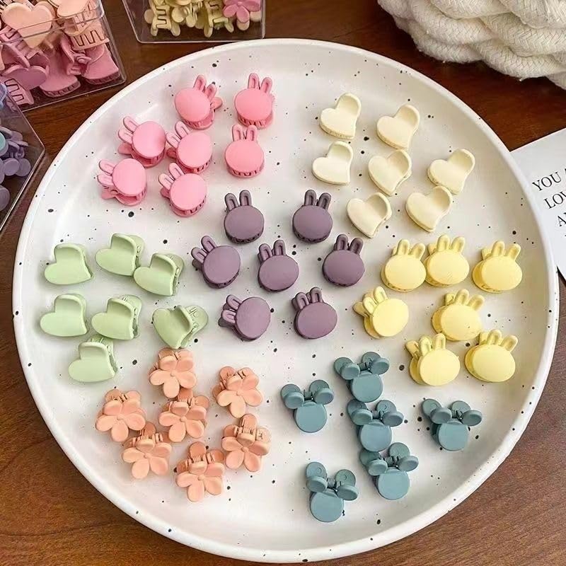 ALTALIVA durable plastic small hair clips provide secure hold for daily wear.