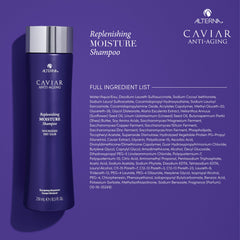 Alterna Caviar anti-aging seasilk essence close-up; nourishes with sea-derived moisture.