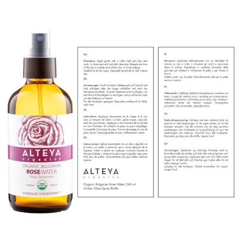 Alteya Organics Rose Water in a skin-care routine for all skin types