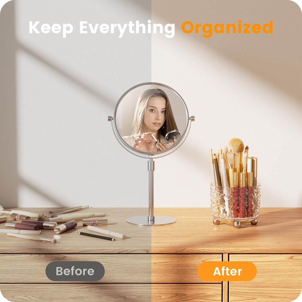 A-LuGei versatile desk and bathroom organizer helps declutter daily essentials in style.