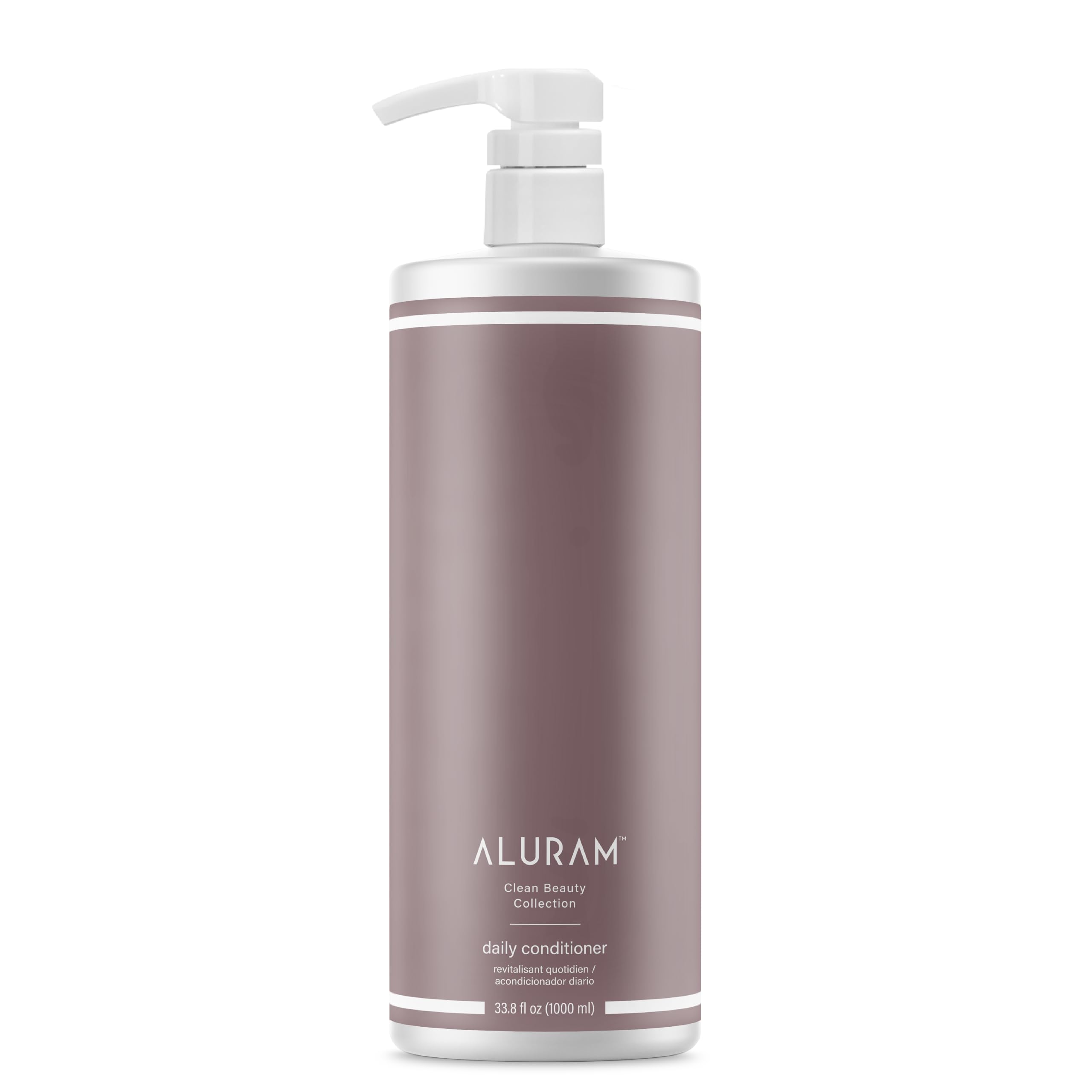 ALURAM Coconut Water Daily Conditioner bottle promotes hydration and shine for all hair types.