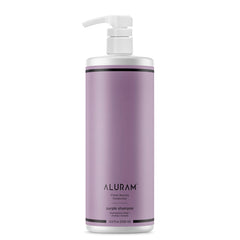 ALURAM coconut water purple shampoo bottle for brass control and cooler blondes