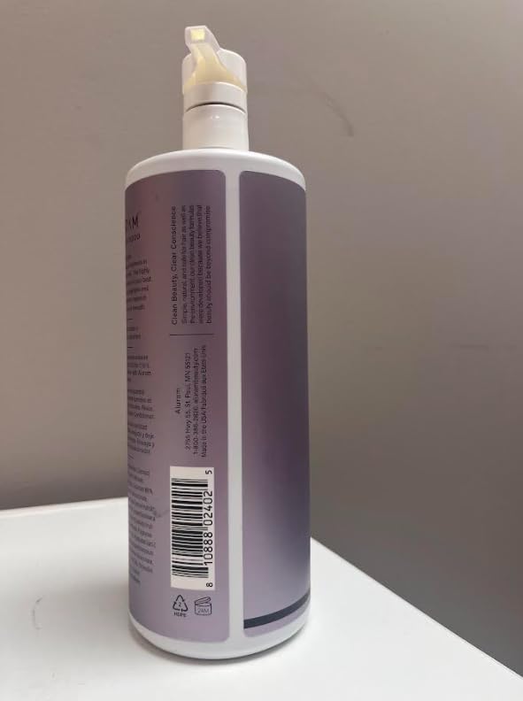 ALURAM coconut water purple shampoo brass-removal supports brighter highlights and silver-grey tones
