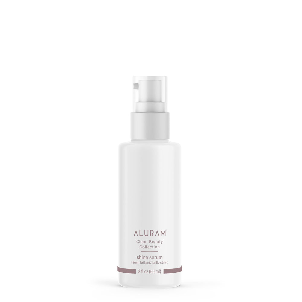 ALURAM Coconut Water Shine Serum on damp hair delivers smooth moisture and shine