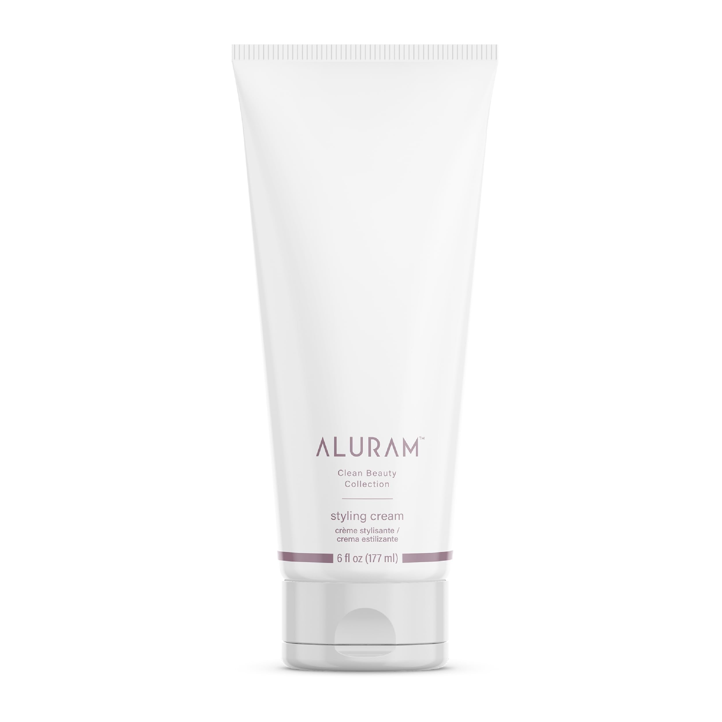 ALURAM Coconut Water Styling Cream bottle front for hydrated, frizz-free definition.