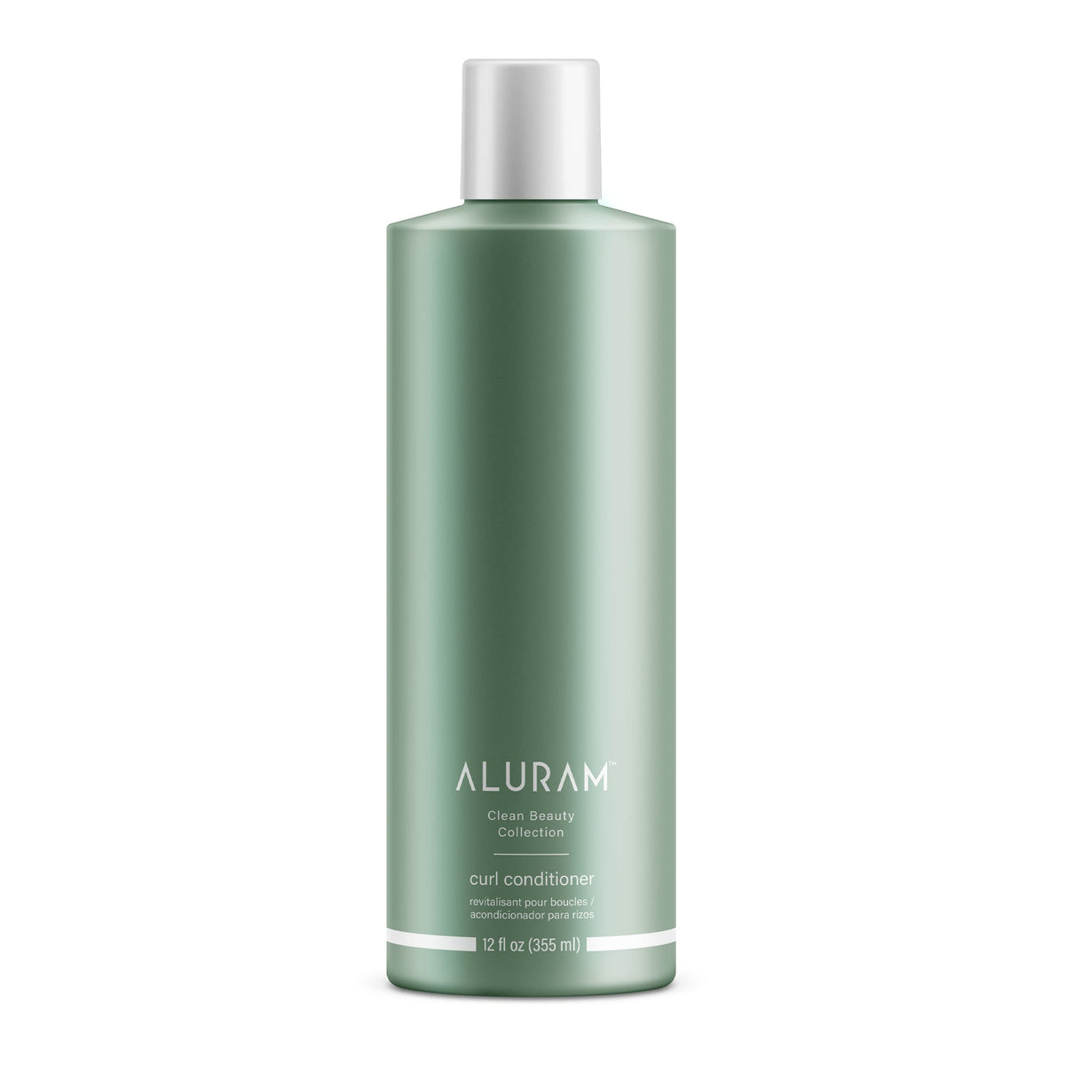 ALURAM Curl Conditioner bottle-front showcases lightweight hydration for defined curls.