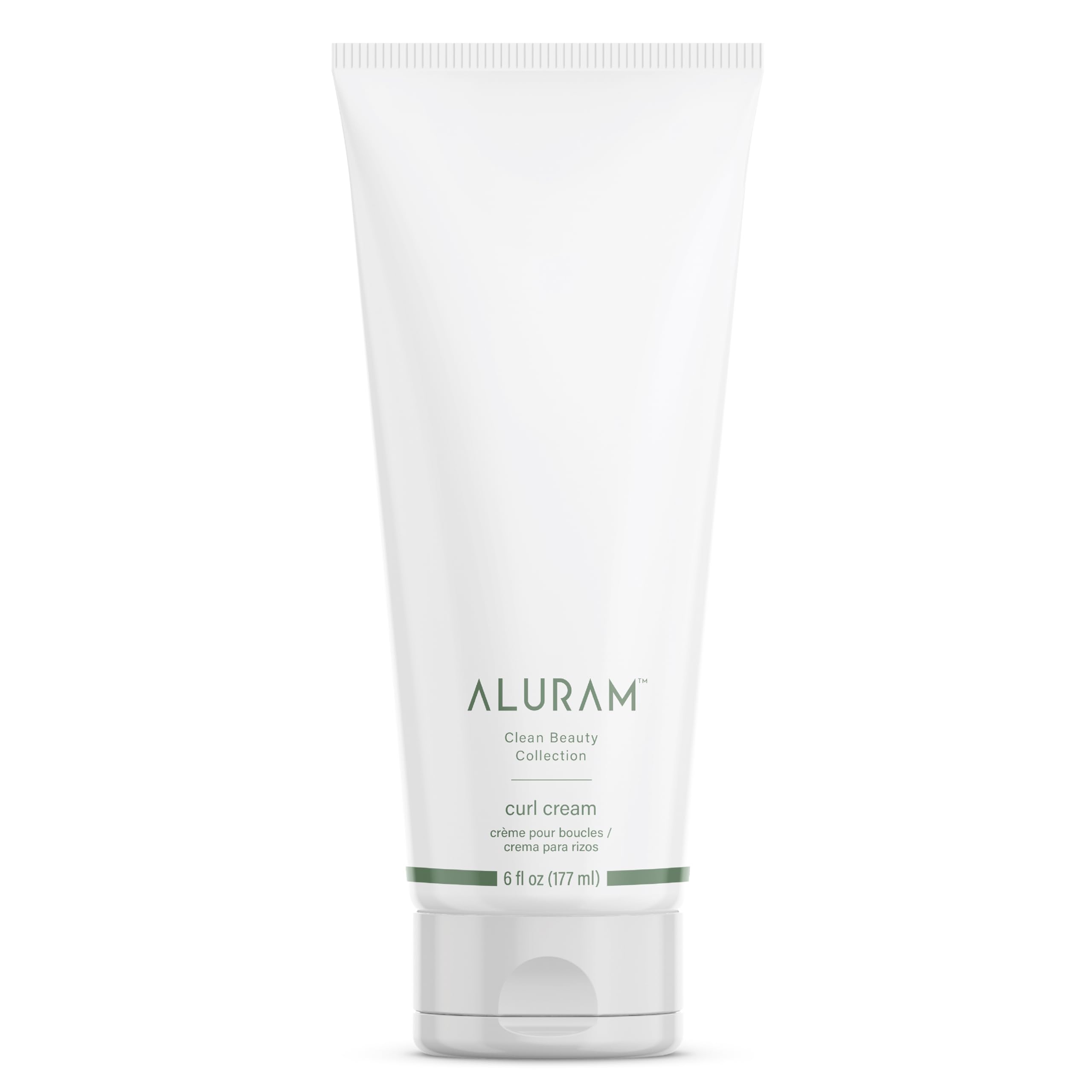 ALURAM Curl Cream definition-application demonstrating defined curls and control