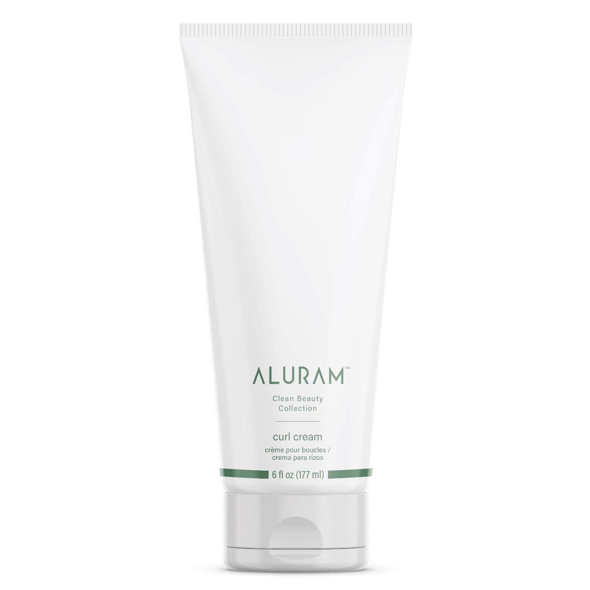 ALURAM Curl Cream definition-application demonstrating defined curls and control