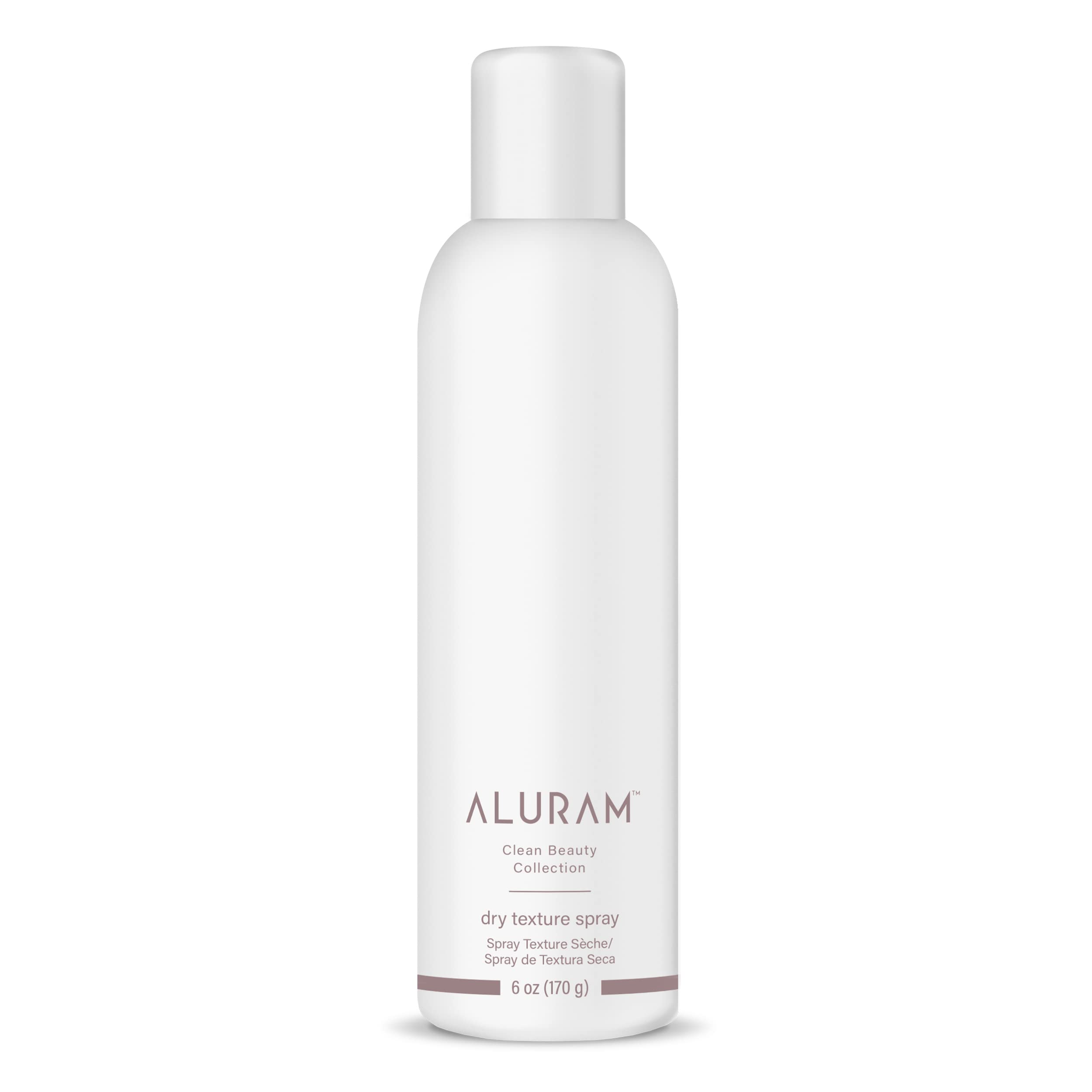 ALURAM dry texture spray bottle demonstrates portable styling for instant beachy texture and lift.
