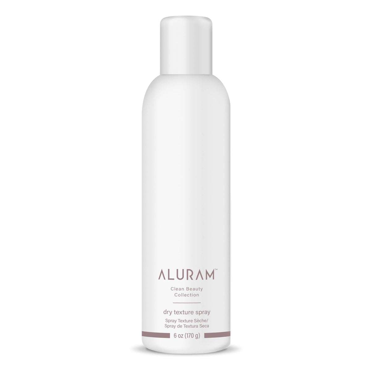 ALURAM dry texture spray bottle demonstrates portable styling for instant beachy texture and lift.