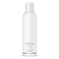 ALURAM dry texture spray bottle demonstrates portable styling for instant beachy texture and lift.