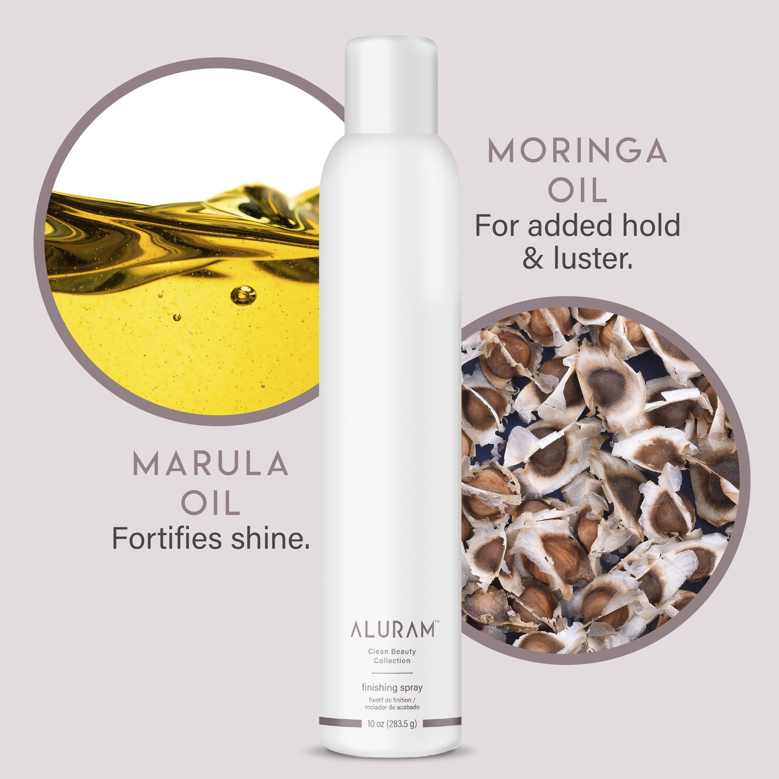 ALURAM Finishing Spray UV protection shields color and shine in sunny conditions