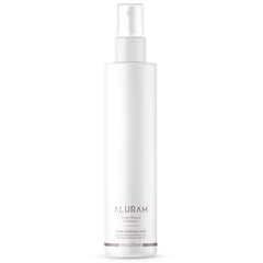 ALURAM Heat Defense Mist bottle front—delivers lightweight protection for all hair types.