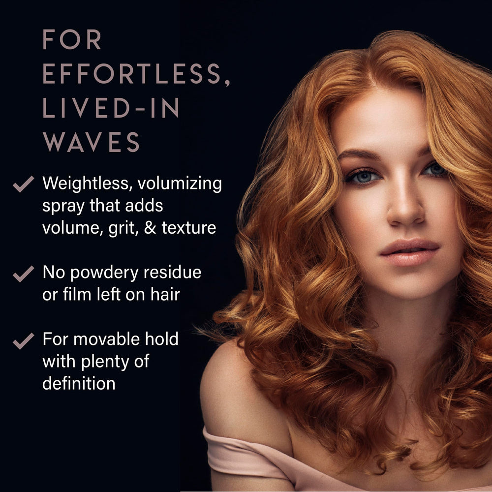 ALURAM lived-in waves result delivers natural definition and shine for everyday styling.