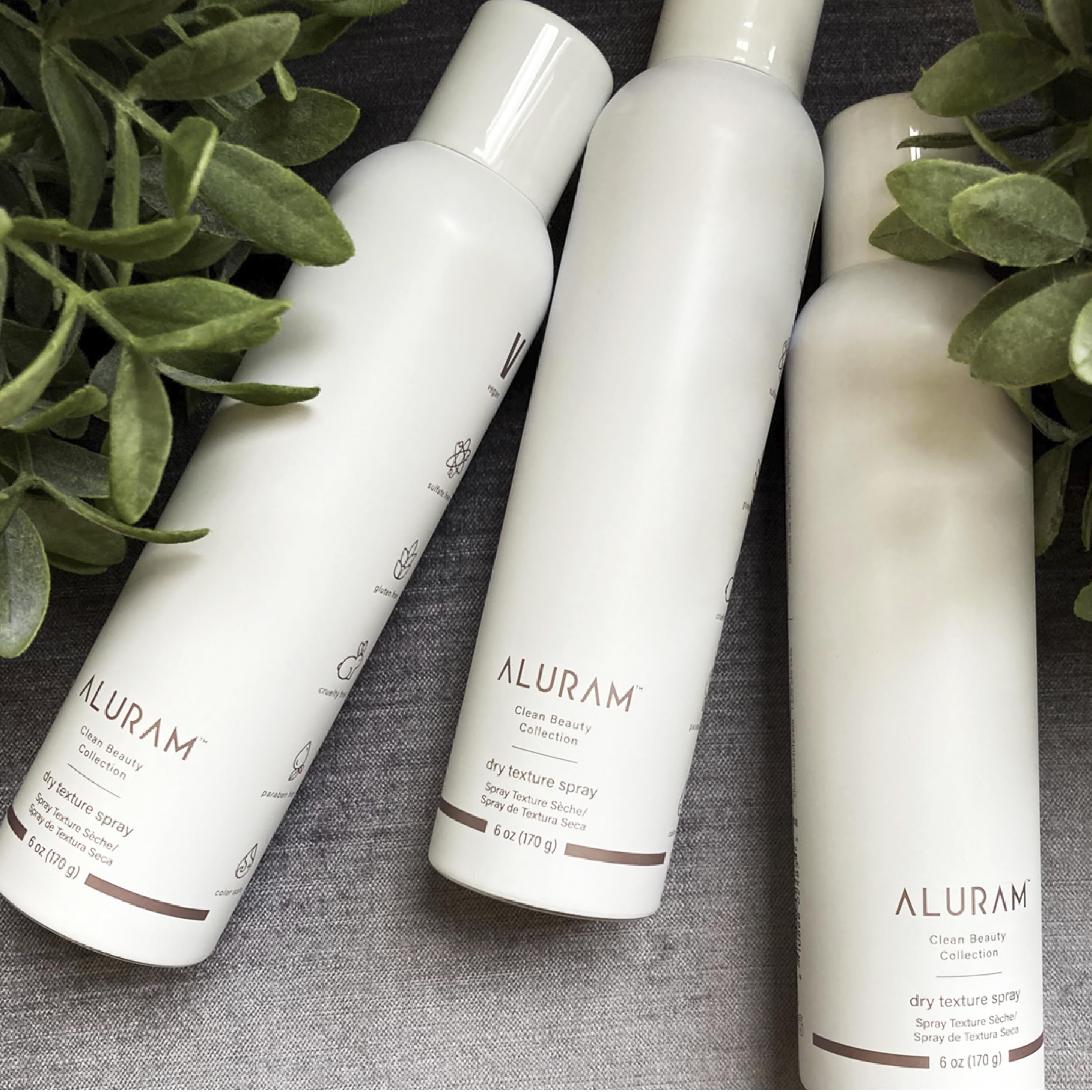 ALURAM volume texture application shows boost of body without heaviness.