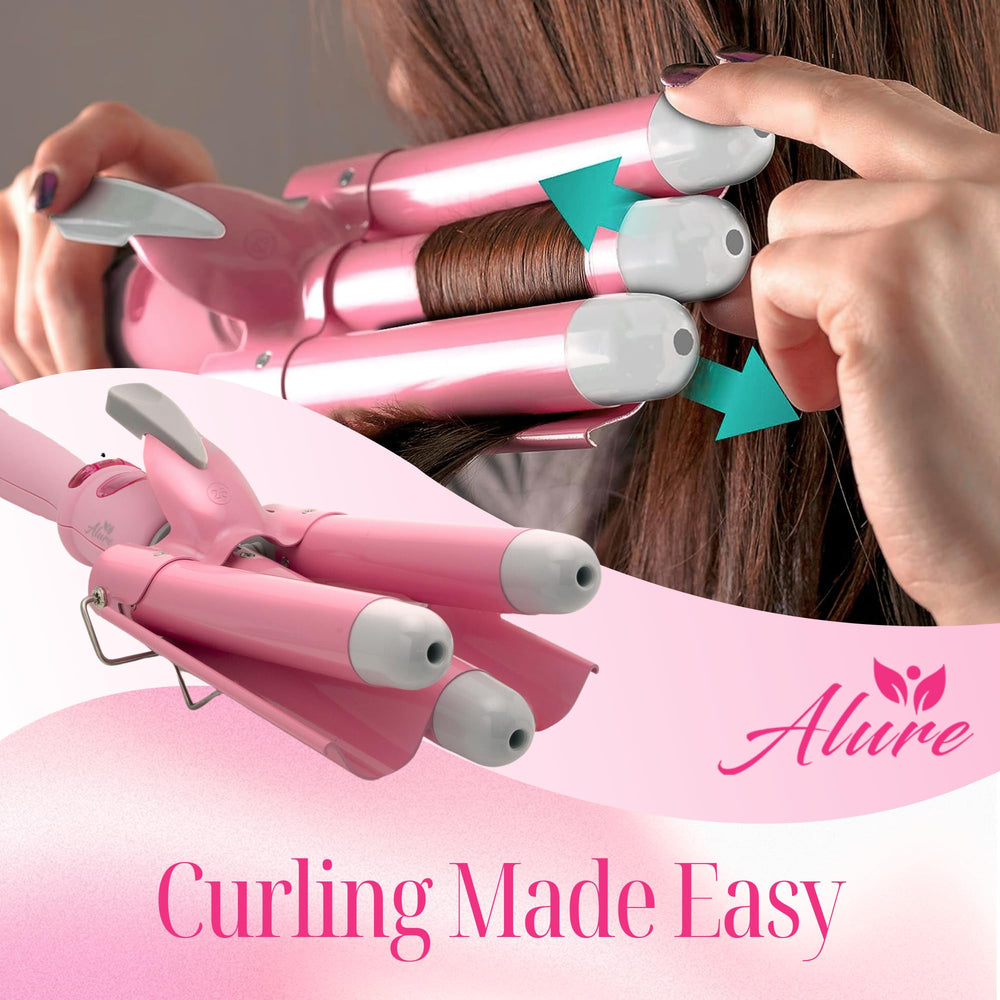 Alure 360-degree rotatable cord reduces tangling during styling