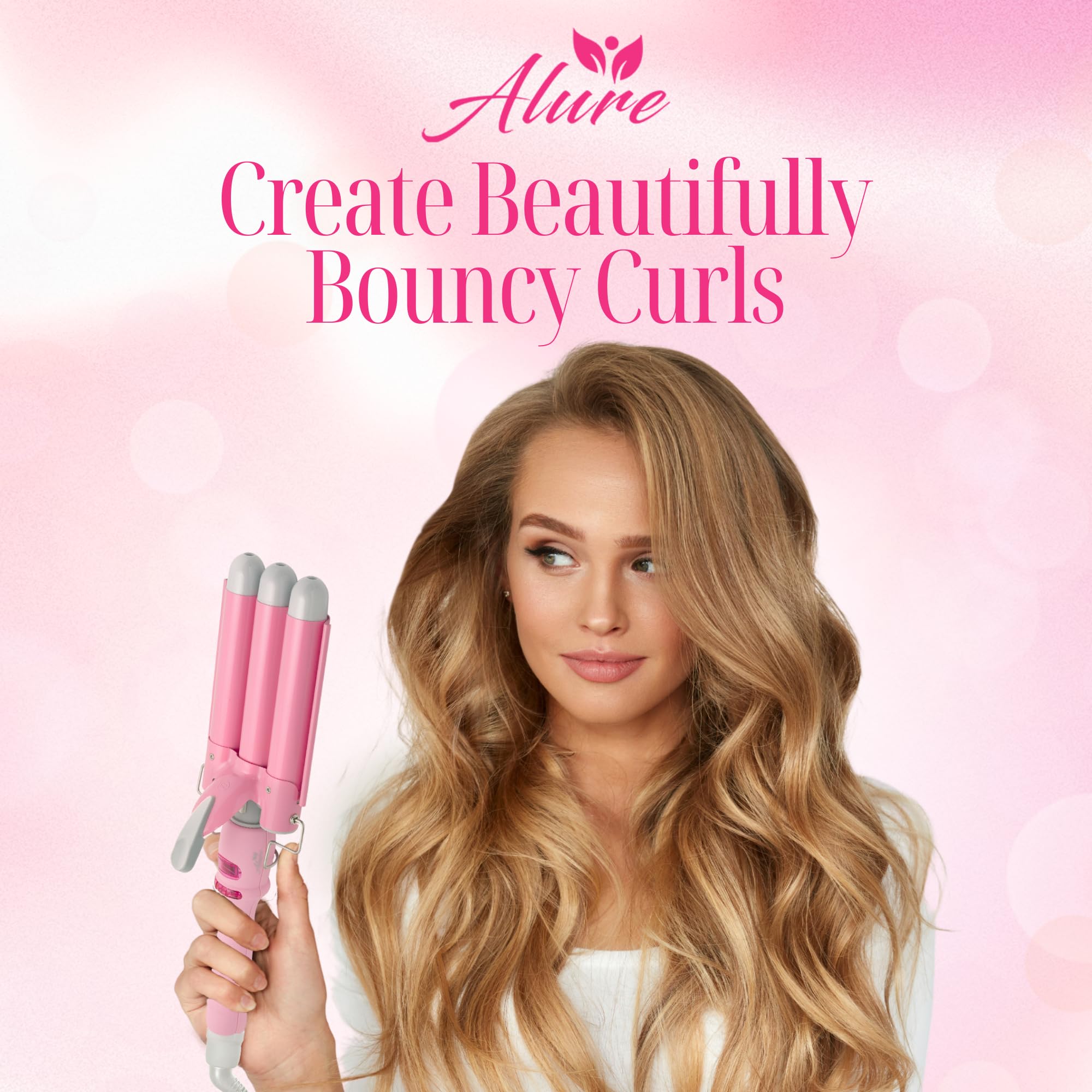 Alure beachy waves and defined curls for versatile looks