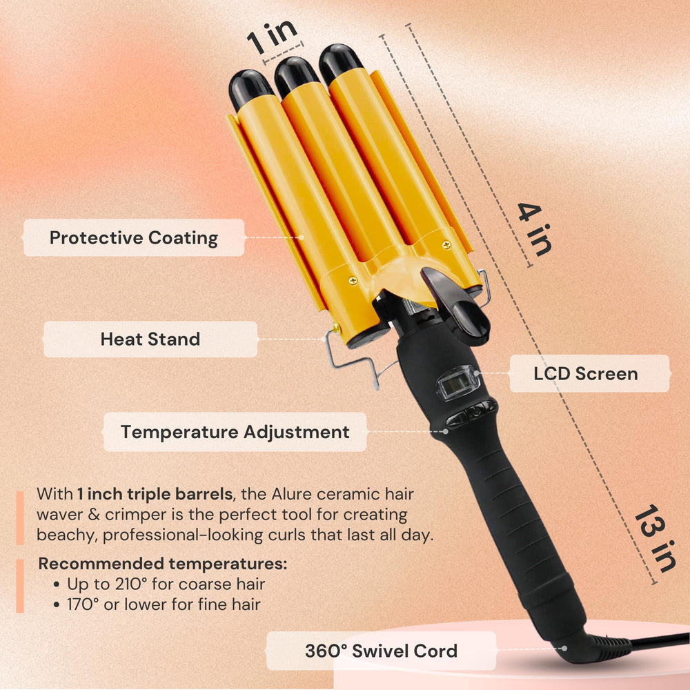 Alure dual voltage iron travels worldwide with reliable power.