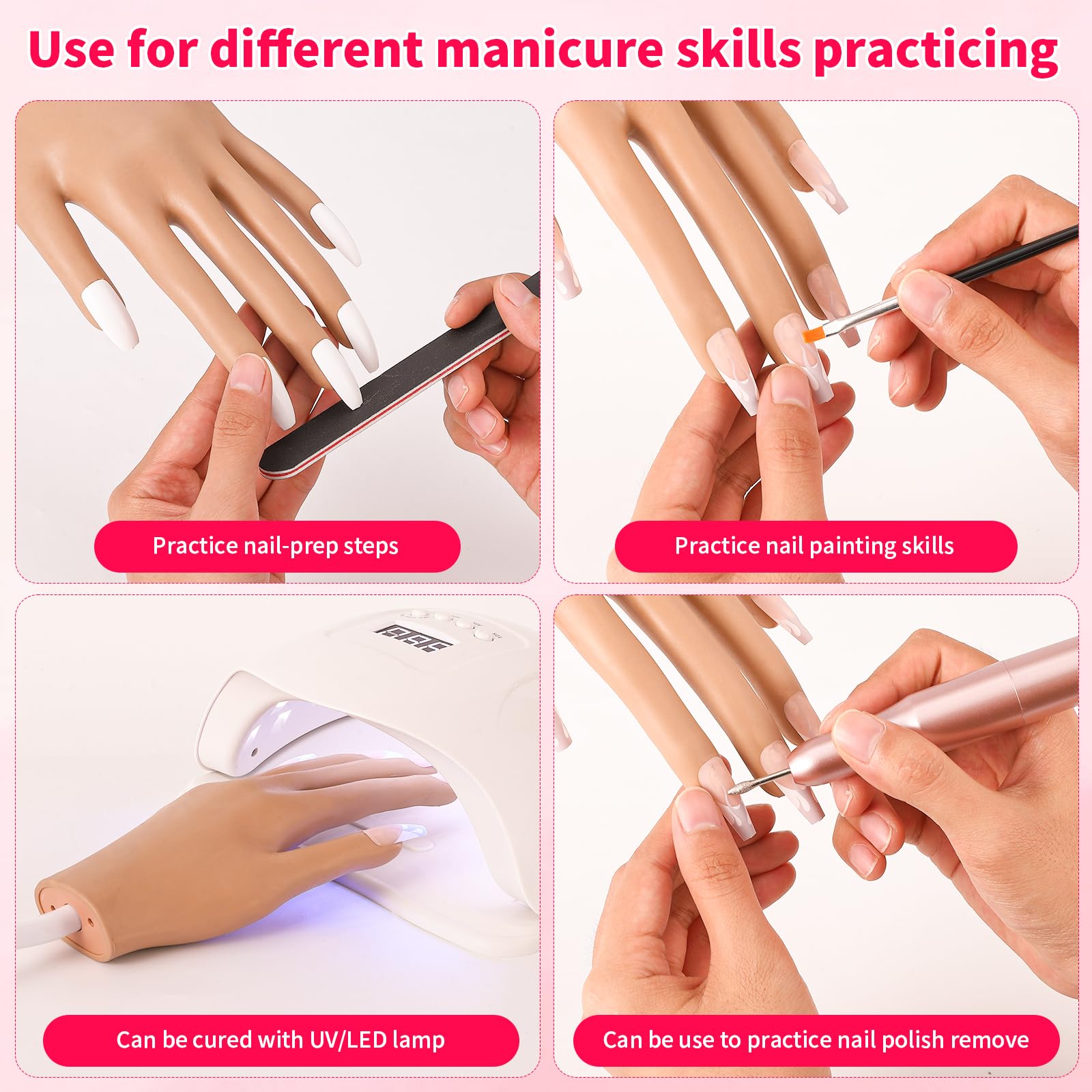 ALUROICE lint-free wipes clean fingers after polishing during practice